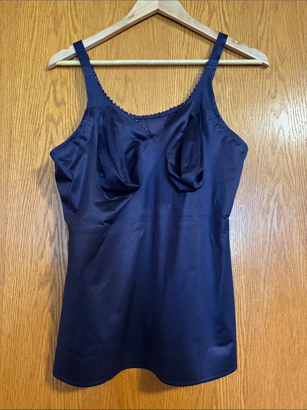 Ruby Ribbon Navy Shapewear Camisole Slip - Women Intimates